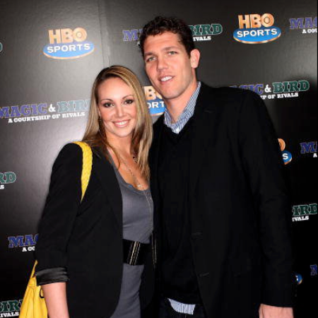 Luke Walton and Wife Bre at an event